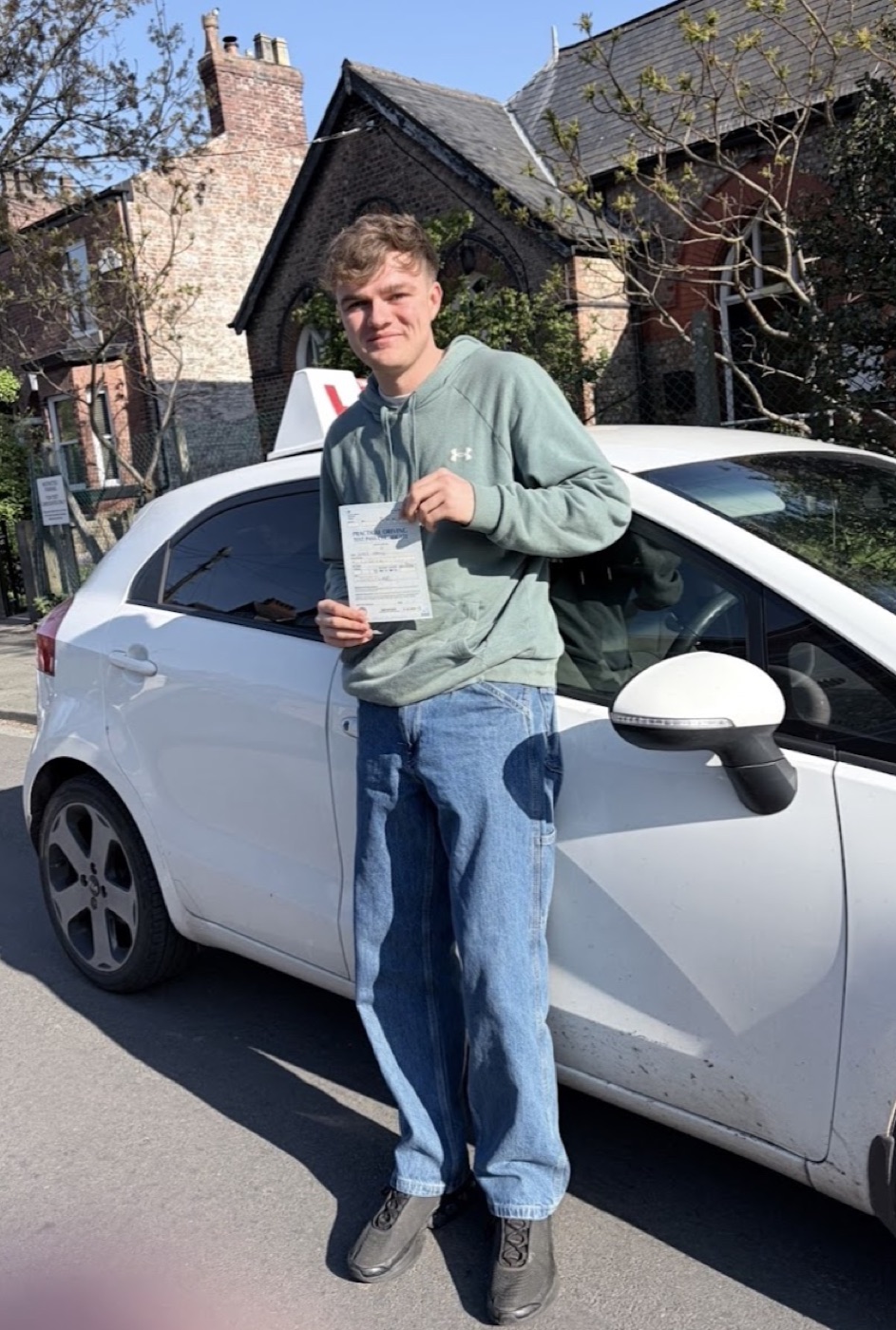 Real student who passed with Zagros Driving School