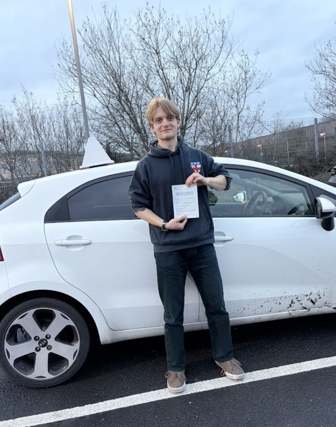 Pass 1 - student who passed with Zagros Driving School