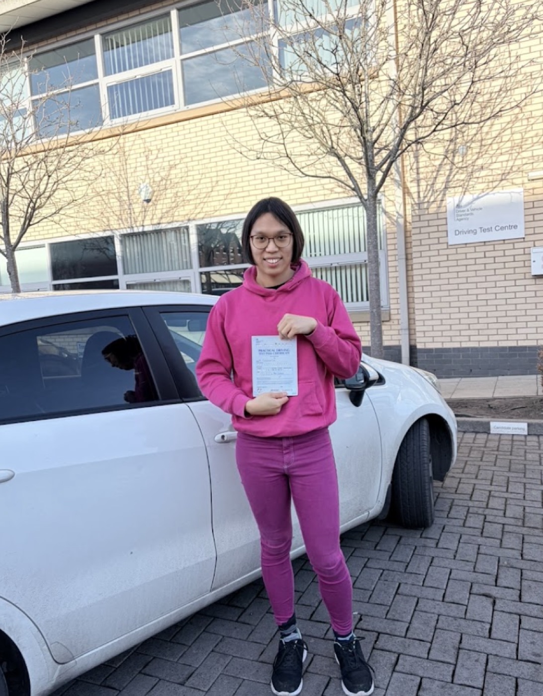 Pass 2 - student who passed with Zagros Driving School