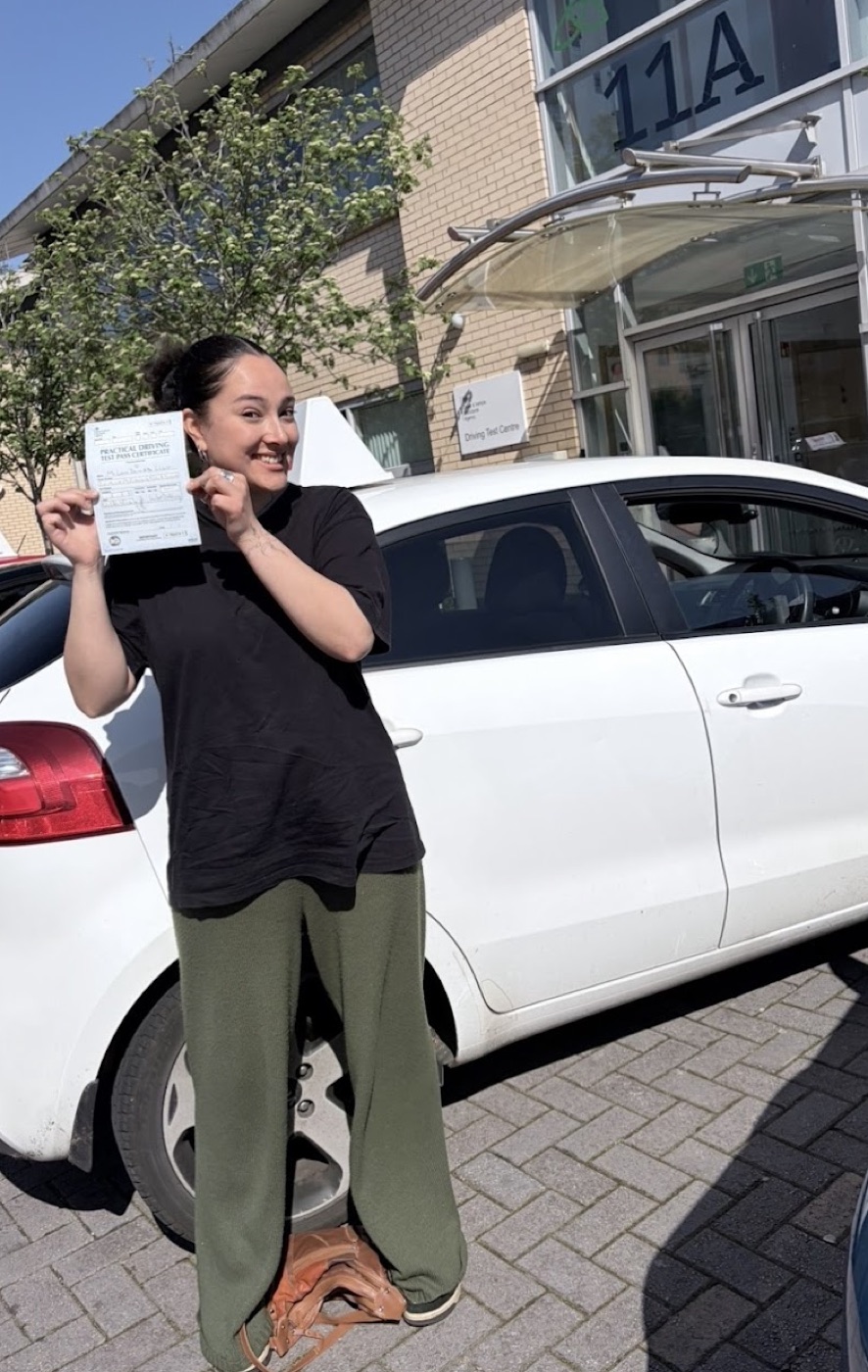 Pass 5 - student who passed with Zagros Driving School