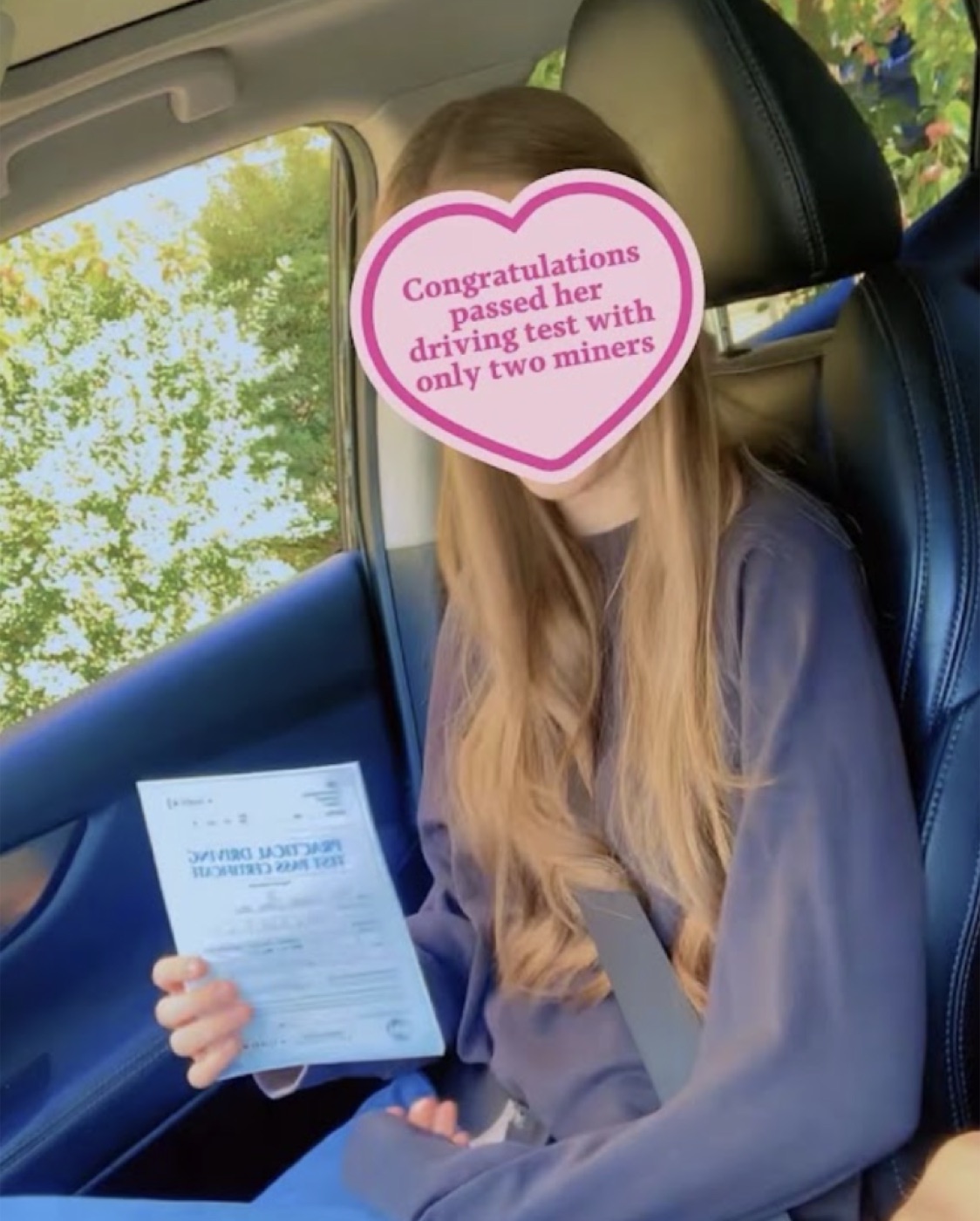Pass 7 - student who passed with Zagros Driving School