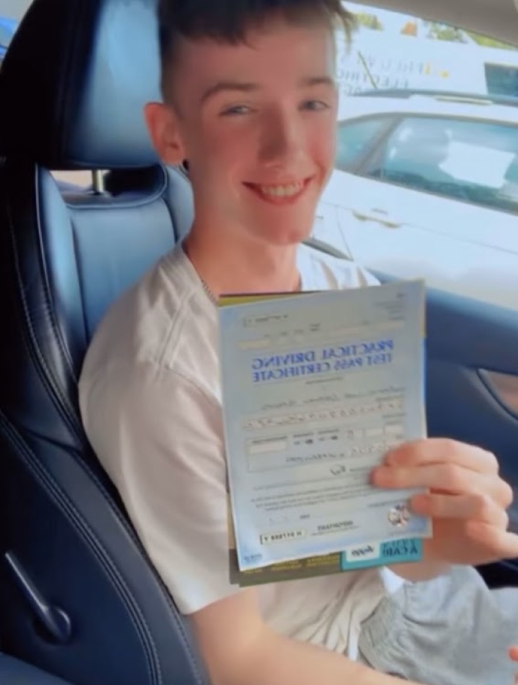 Pass 8 - student who passed with Zagros Driving School