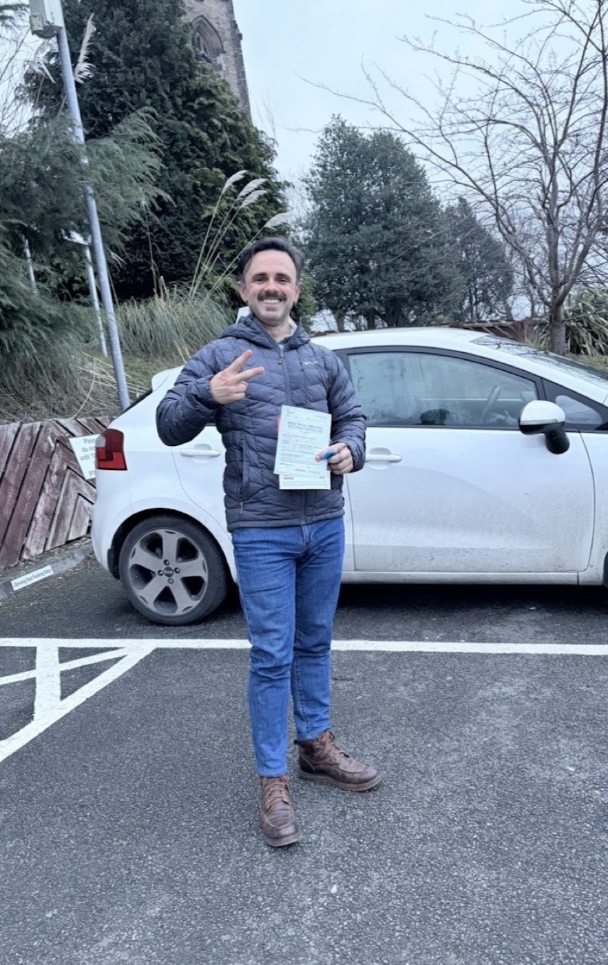 Pass 9 - student who passed with Zagros Driving School