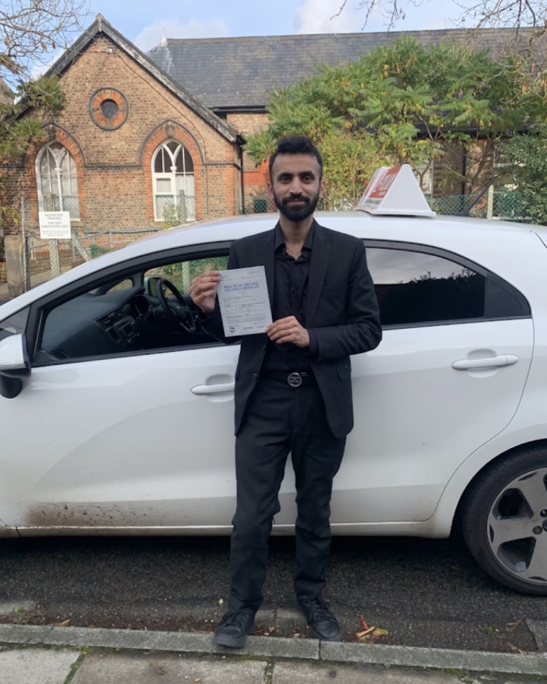 Pass 13 - student who passed with Zagros Driving School